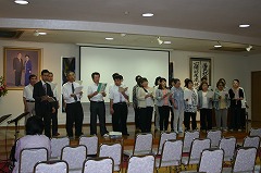 文化公演の練習風景 文化公演の練習風景